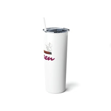 Load image into Gallery viewer, Cigar Queen Skinny Steel Tumbler with Straw, 20oz - FREE SHIPPING