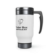 Load image into Gallery viewer, Tinder Box Stainless Steel Travel Mug with Handle, 14oz - FREE SHIPPING