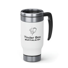 Load image into Gallery viewer, Tinder Box Stainless Steel Travel Mug with Handle, 14oz - FREE SHIPPING
