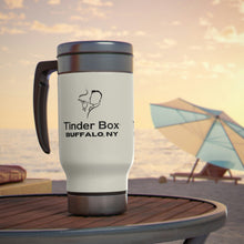 Load image into Gallery viewer, Tinder Box Stainless Steel Travel Mug with Handle, 14oz - FREE SHIPPING
