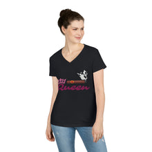 Load image into Gallery viewer, Cigar Queen Ladies' V-Neck T-Shirt - FREE SHIPPING