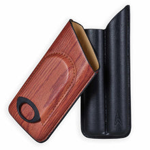 Load image into Gallery viewer, Cigar Cutter and Case with Wood Print Gift Set
