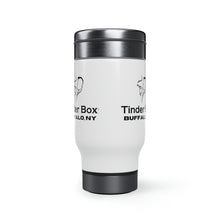 Load image into Gallery viewer, Tinder Box Stainless Steel Travel Mug with Handle, 14oz - FREE SHIPPING
